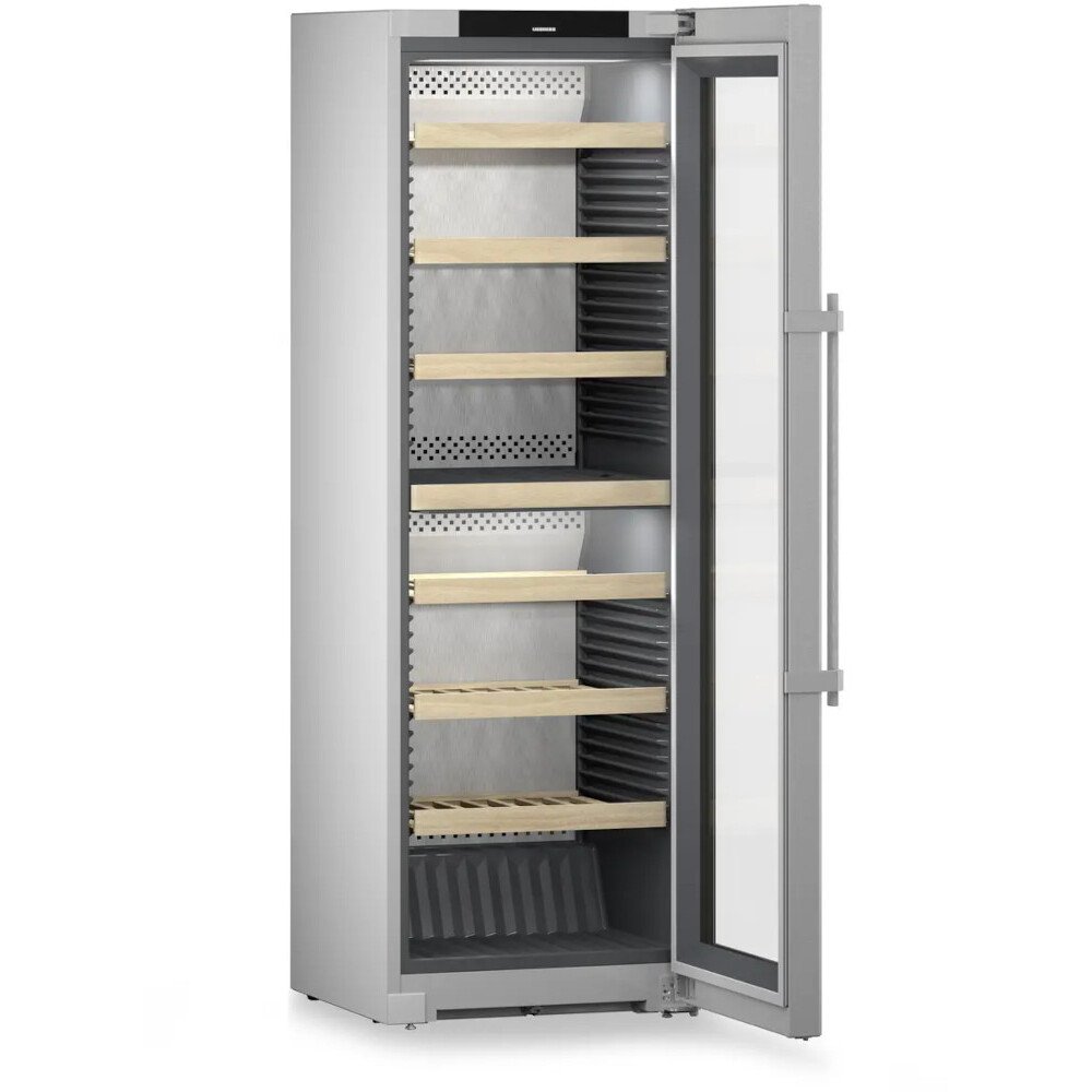 Liebherr WPsd5252 Wine Cooler, Silver, F Rated