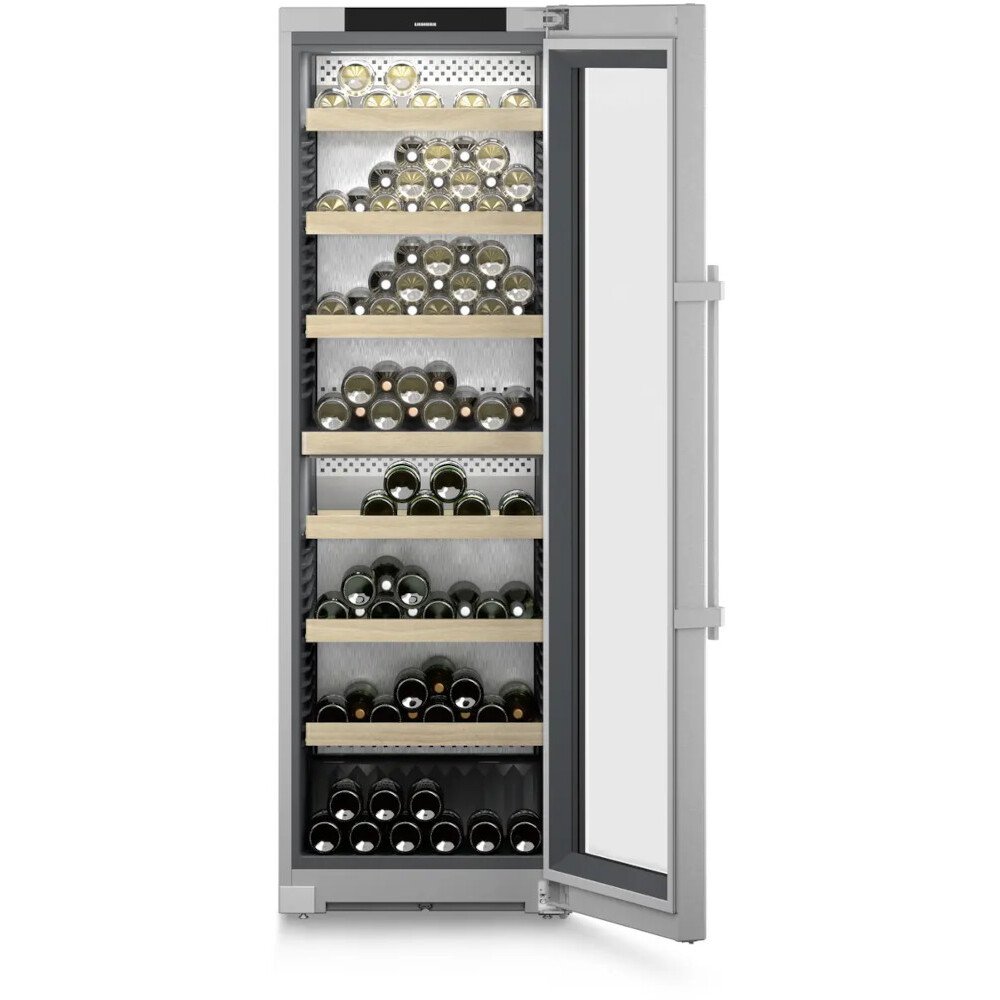 Liebherr WPsd5252 Wine Cooler, Silver, F Rated