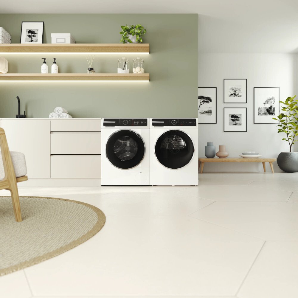 Bosch WRB247C9GB Series 8 Heat Pump Tumble Dryer, 9kg, White, A Rated