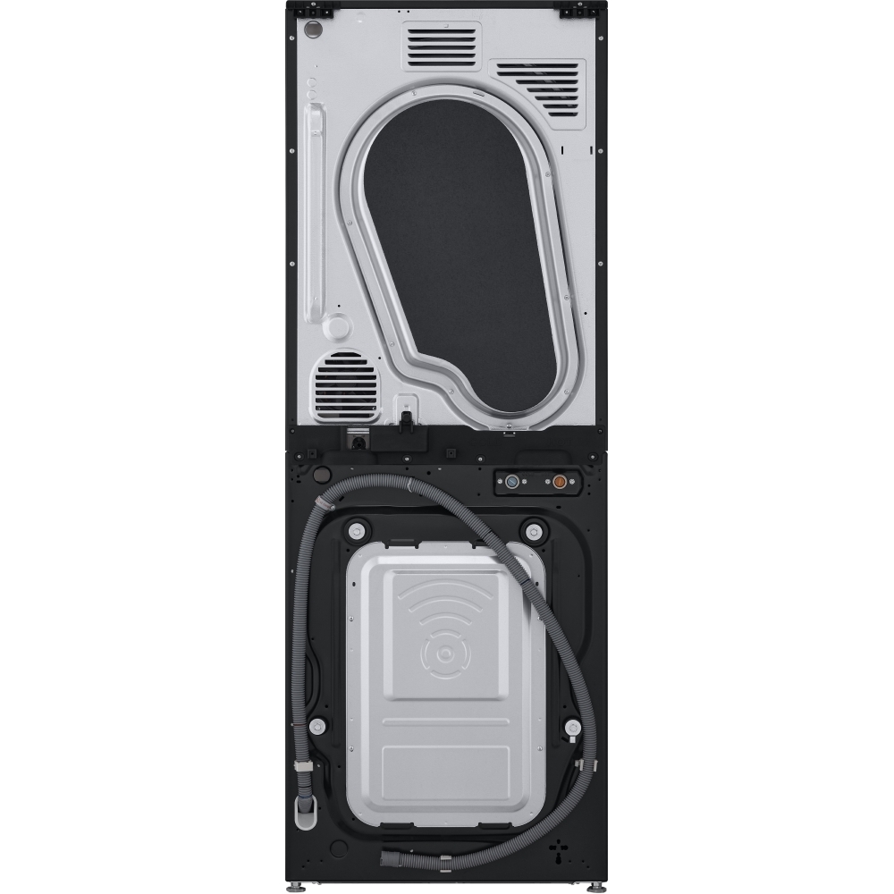 LG WT1210BBTN1 Washer Dryer, 12kg/10kg, 1400 Spin, Black, A Rated