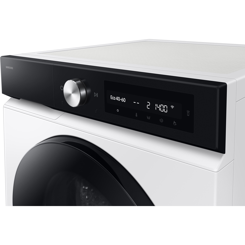 Samsung WW11DB7B94G Bespoke Series 7 AI Energy WiFi-enabled Washing Machine, 11kg, 1400 Spin, White, A Rated