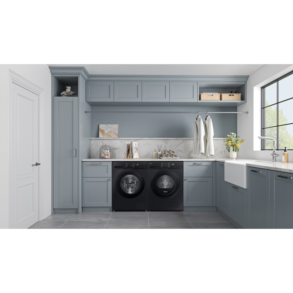 Samsung WW11DG5B25ABEU Washing Machine, 11kg, 1400 Spin, Black, A Rated