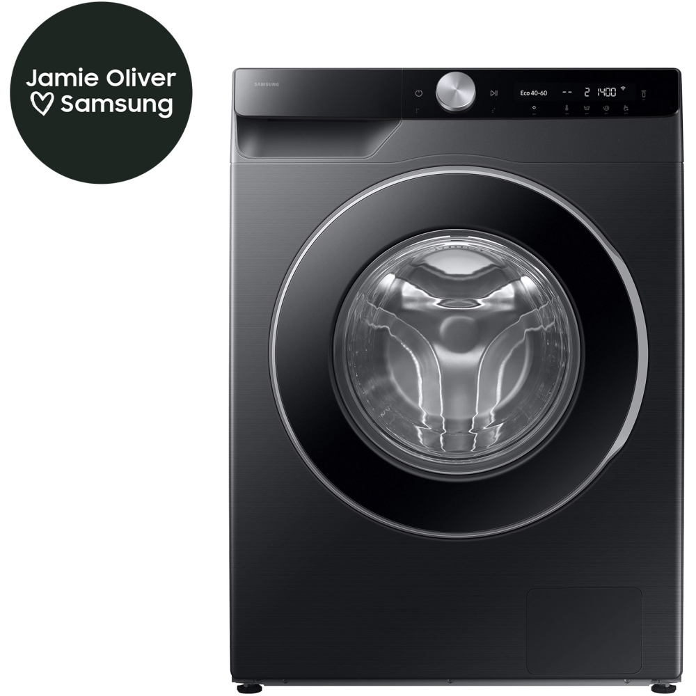 Samsung WW11DG6B25LBU1 Series 6 AI Energy Washing Machine, 11kg, 1400 Spin, Black, A Rated