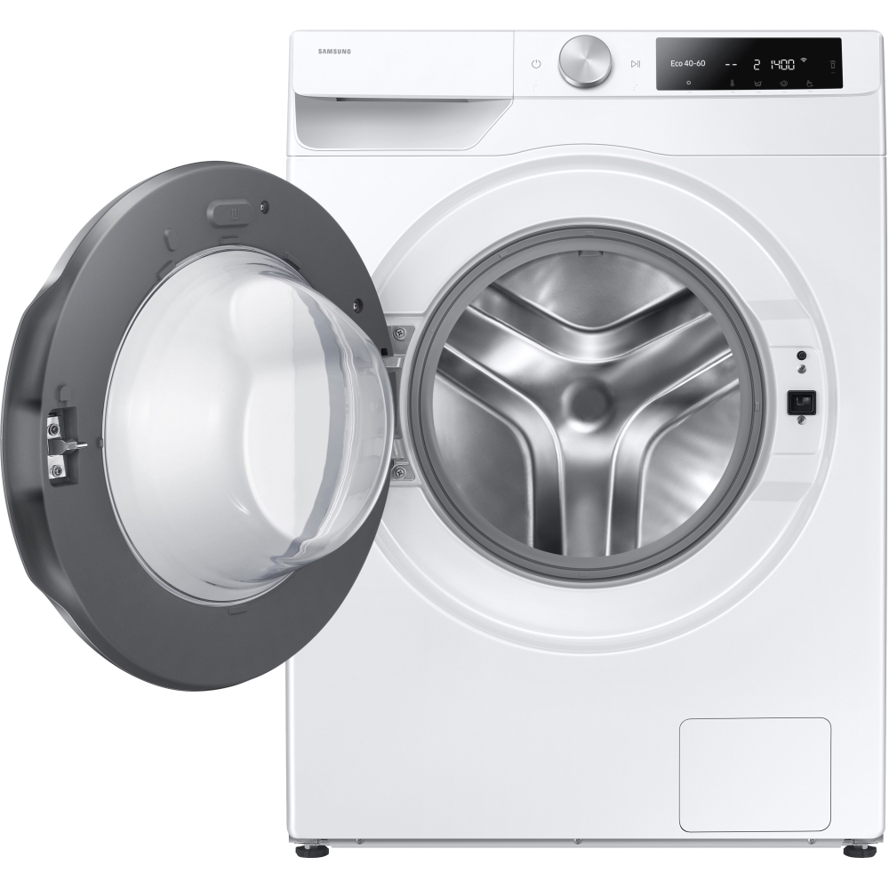 Samsung WW11DG6B25LEU1 Series 6 AI Energy Washing Machine, 11kg, 1400 Spin, White, A Rated