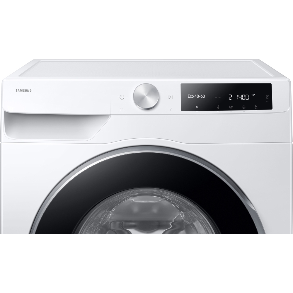 Samsung WW11DG6B25LEU1 Series 6 AI Energy Washing Machine, 11kg, 1400 Spin, White, A Rated