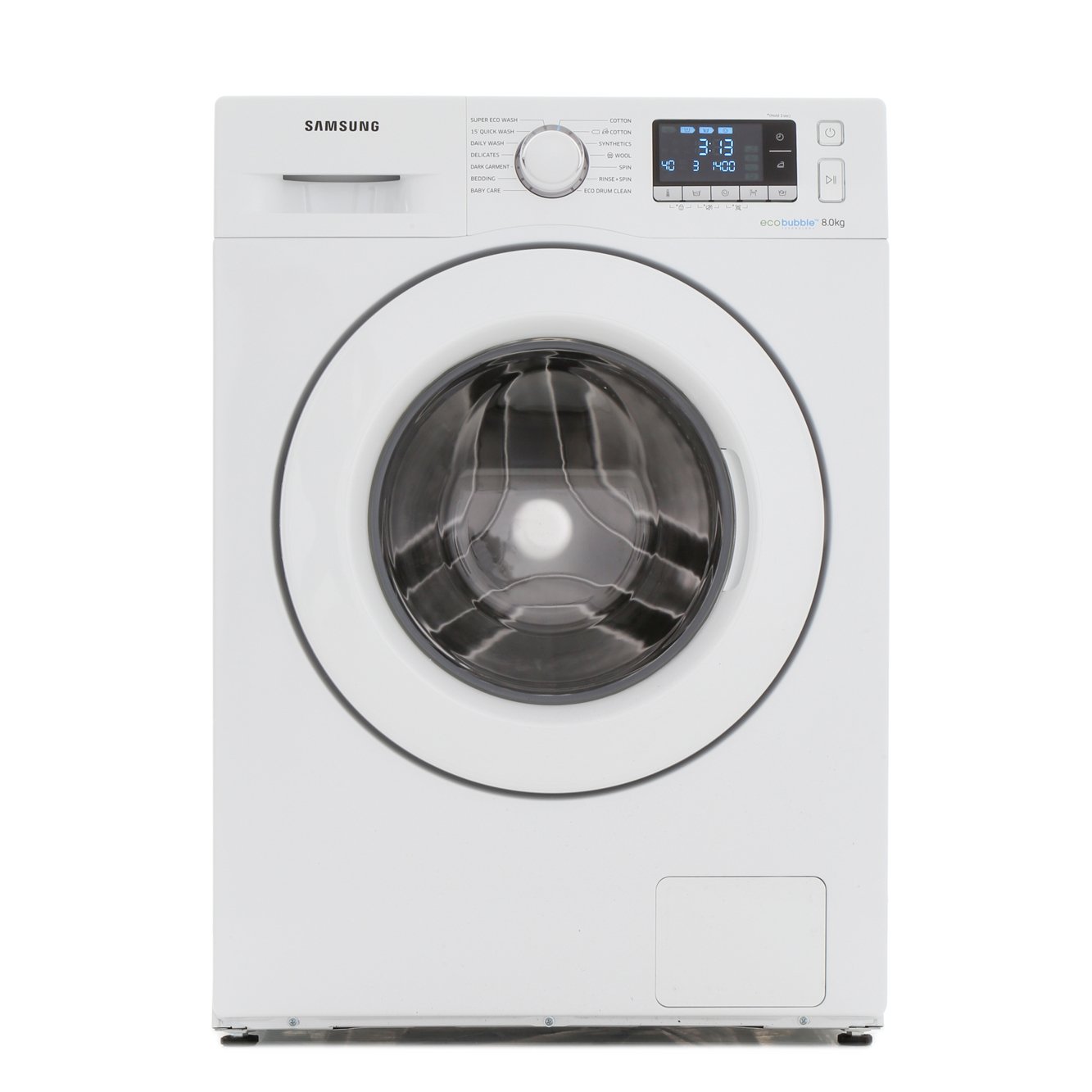 Buy Samsung 8kg WW80J5556MW Washing Machine With Ecobubble Technology
