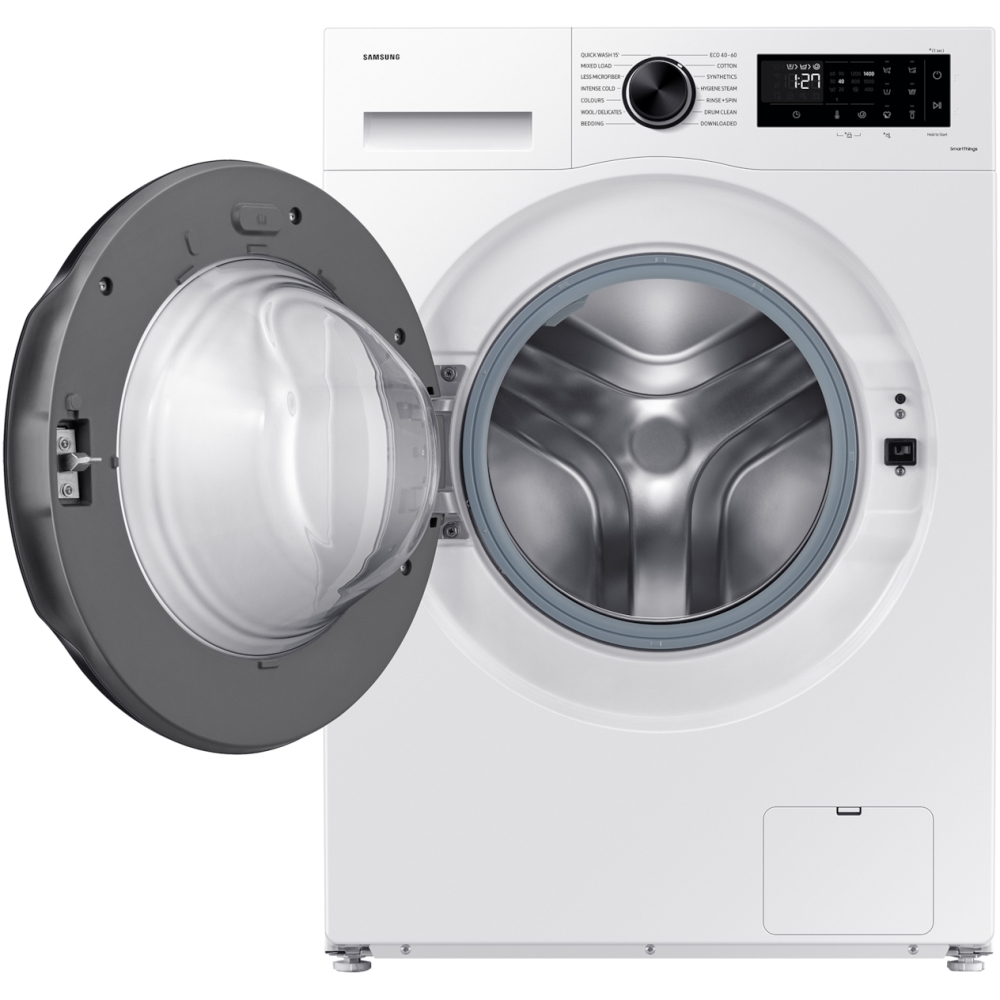 Samsung WW90CGC04DAEEU Series 5 ecobubble� with SmartThings Washing Machine, 9kg, 1400 Spin, White, A Rated
