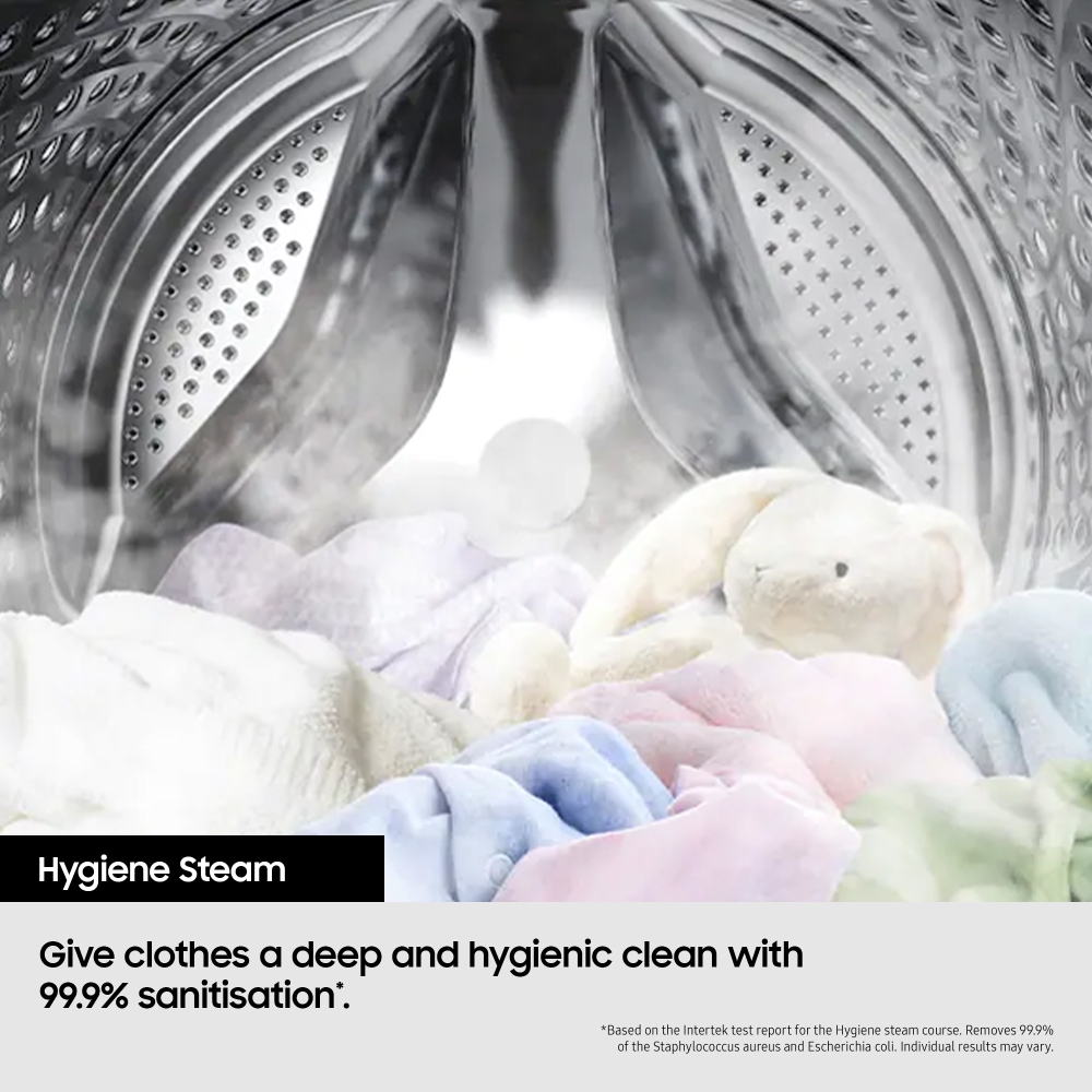 Samsung WW90CGC04DAEEU Series 5 ecobubble� with SmartThings Washing Machine, 9kg, 1400 Spin, White, A Rated