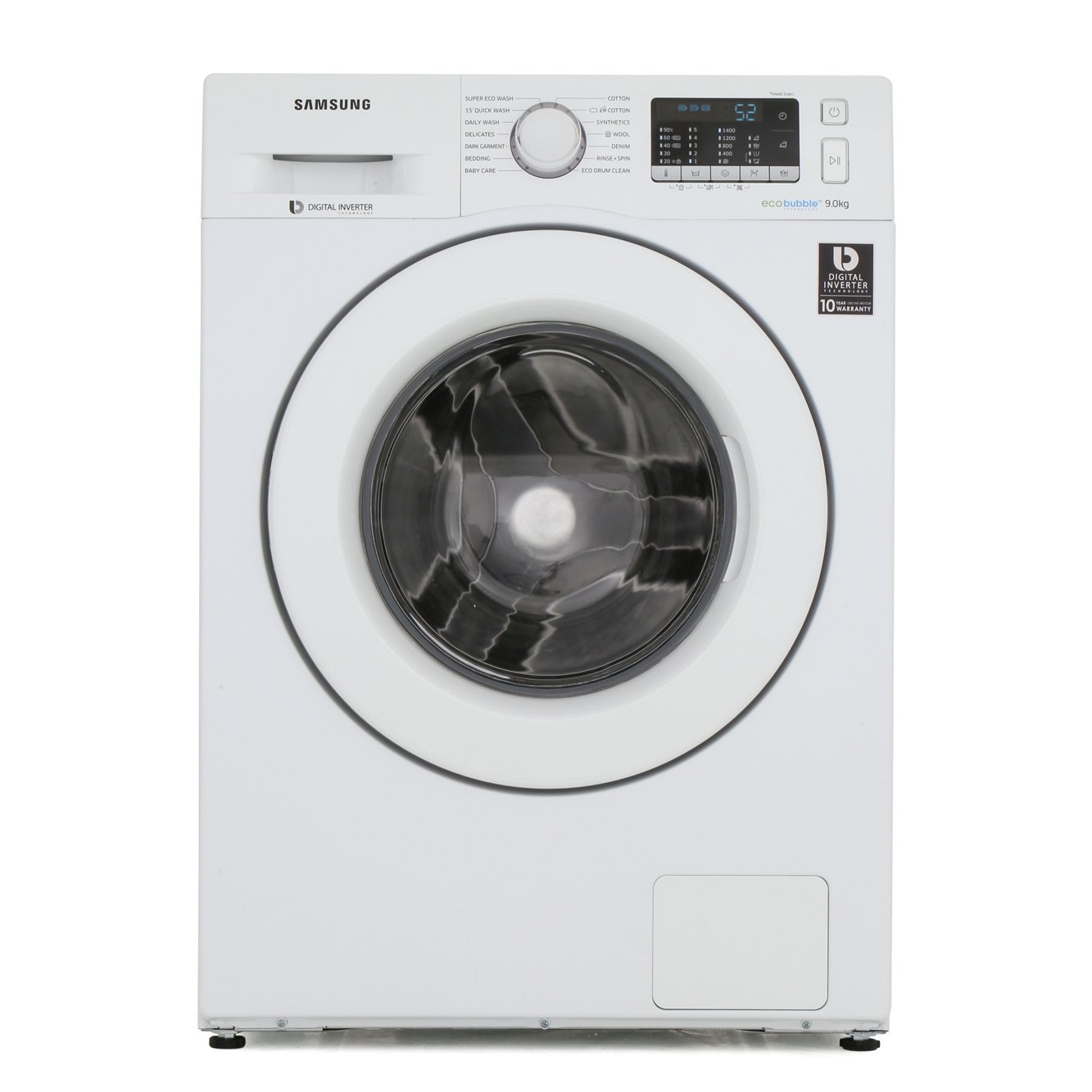 Buy Samsung WW90J5455MW Washing Machine w/ Ecobubble Technology White