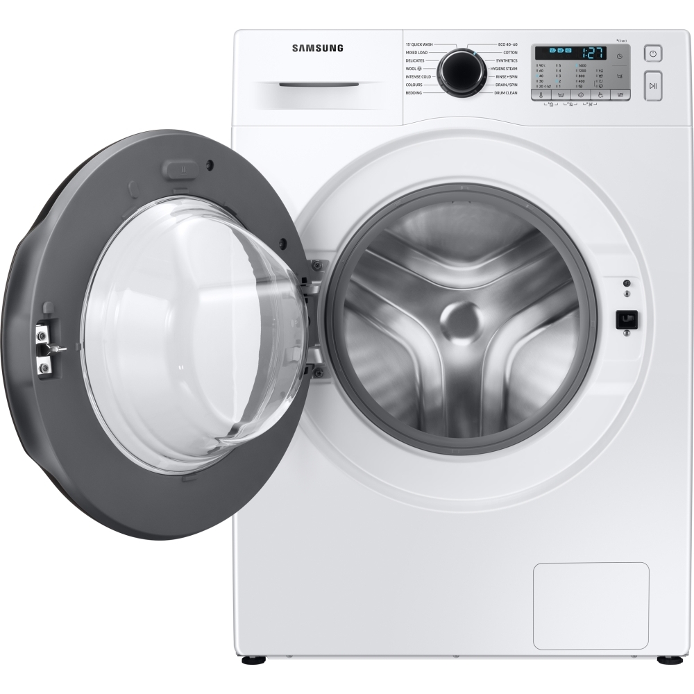 Buy Samsung WW90TA046AH/EU Washing Machine White with Carved Black