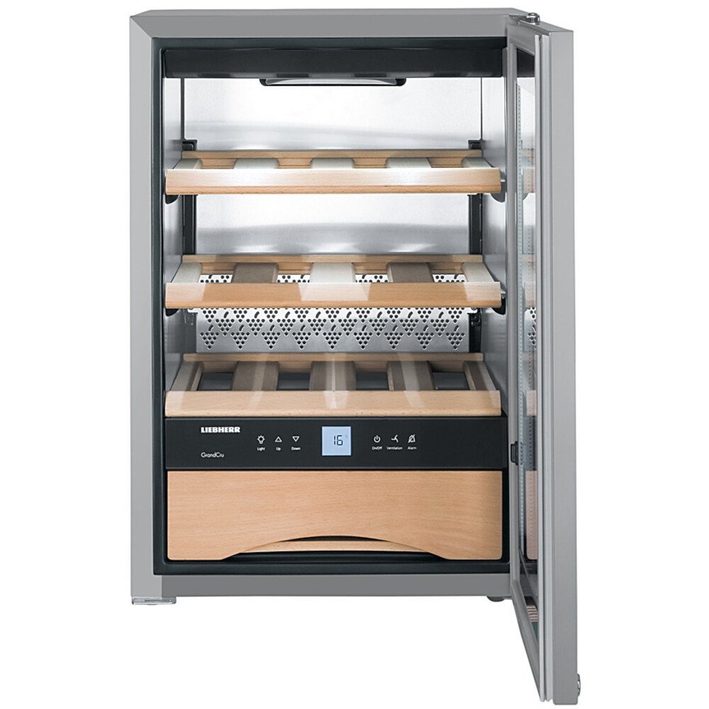 Liebherr WKes653 Wine Cooler, Stainless Steel, E Rated