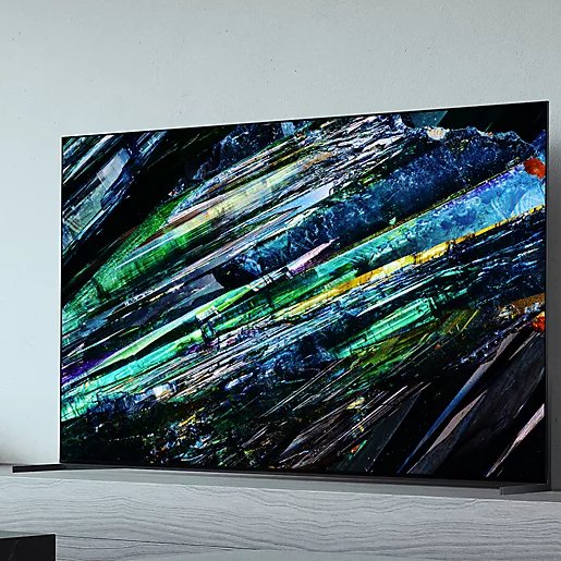 Sony XR77A95LPU A95L 77" QD-OLED 4K Ultra HD Smart TV, Black, F Rated