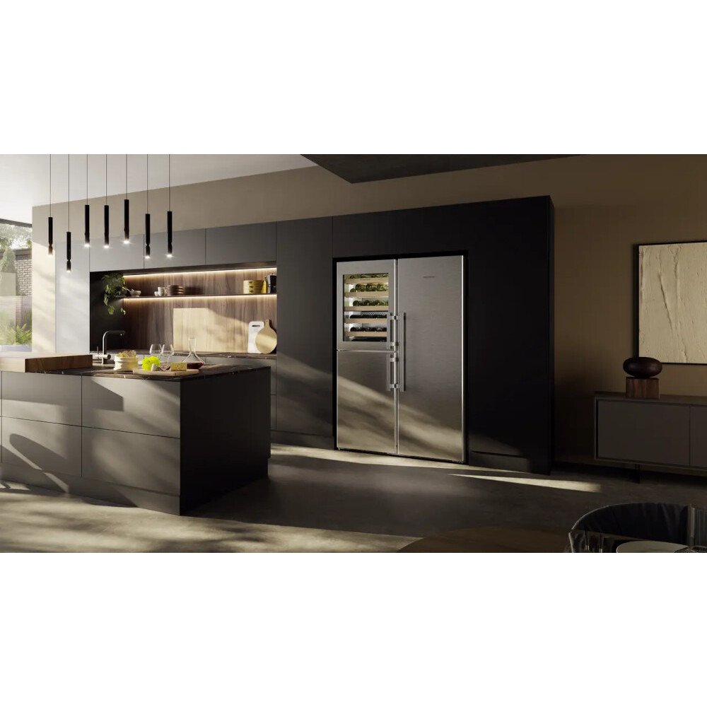 Liebherr XRCst5295 American Fridge Freezer,  Plumbed, Stainless Steel, D Rated