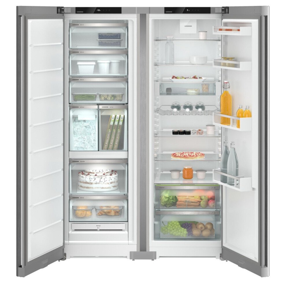 Liebherr XRFsf 5240 Plus American Fridge Freezer, Stainless Steel, D Rated,  Plumbed