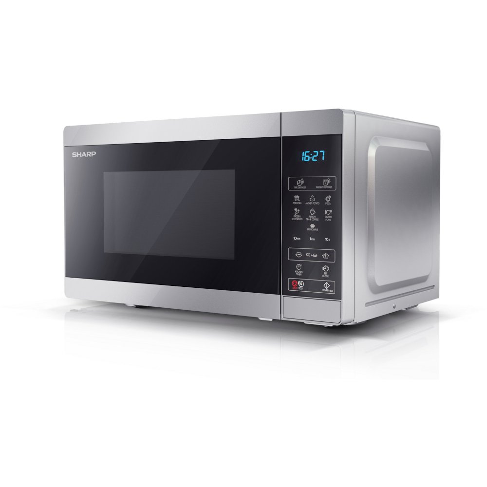 Sharp YC-MS02U-S Microwave, Silver