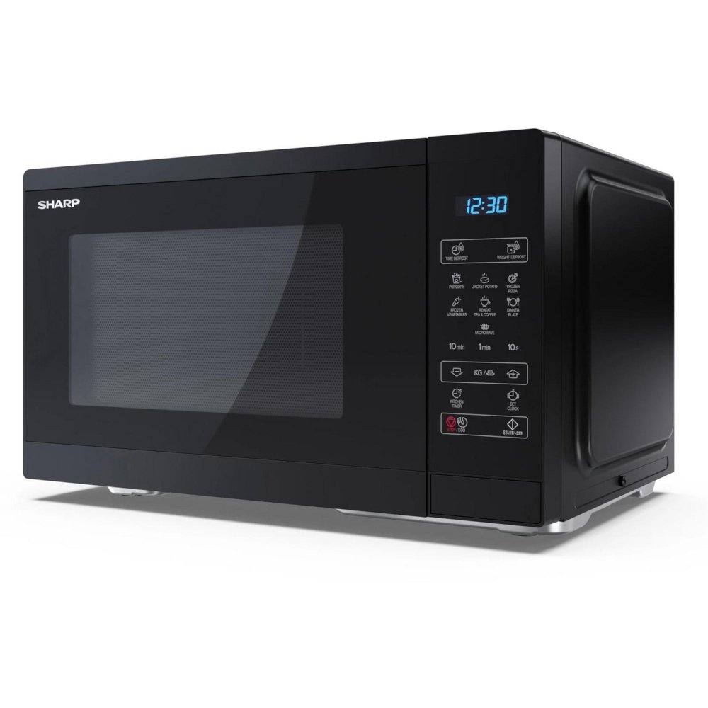 Sharp YC-MS252AU-B Microwave, Black