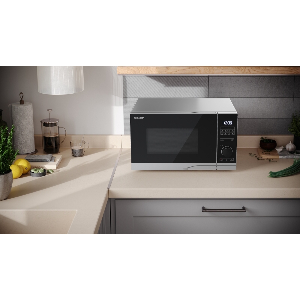 Sharp YC-PS254AU-S Microwave, Silver