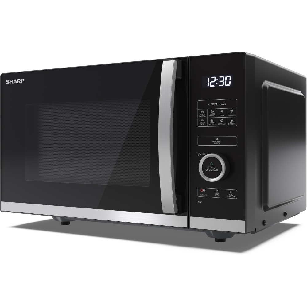 Sharp YC-QS254AU-B Microwave, Stainless Steel