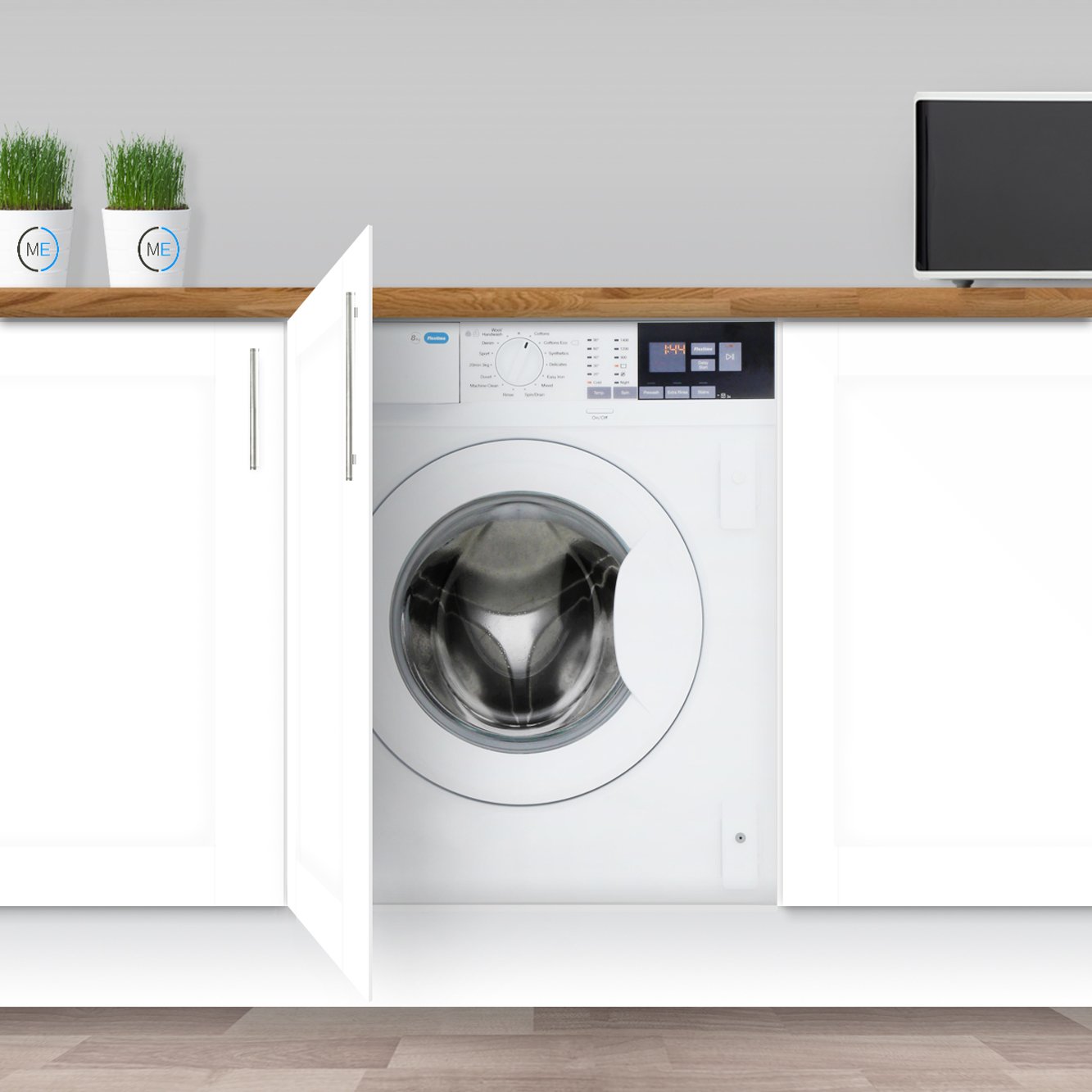 Buy Zanussi Z814W85BI Integrated Washing Machine White Marks Electrical