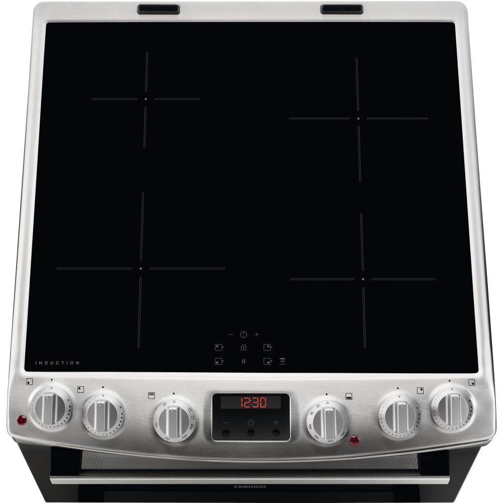 Zanussi ZCI66280XA Induction Electric Cooker with Double Oven