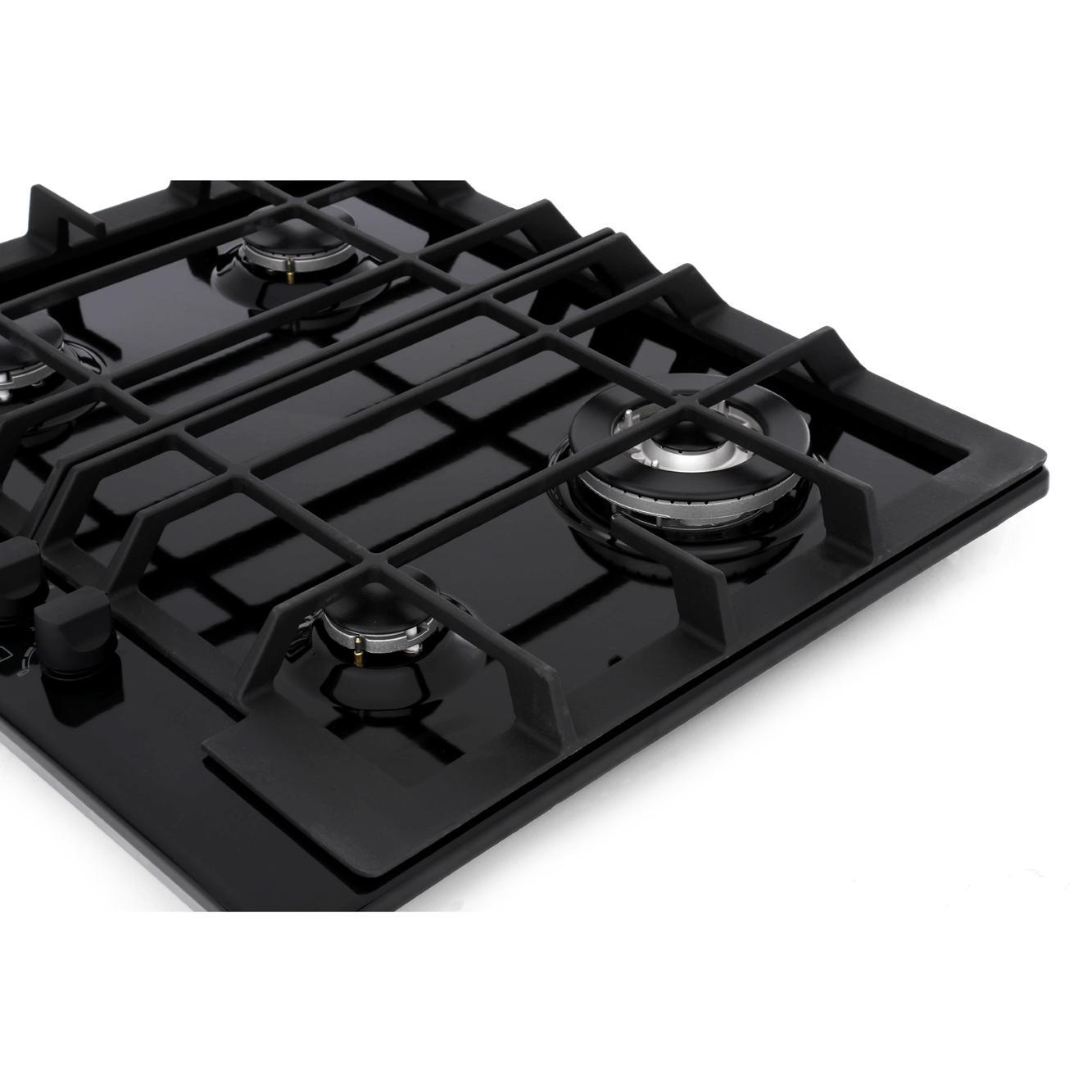 Buy Zanussi ZGG66424BA 4 Burner Gas Hob Black Marks Electrical