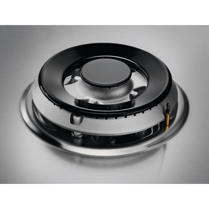 Zanussi ZGNN755X 5 Burner Gas Hob, Stainless Steel Marks Electrical