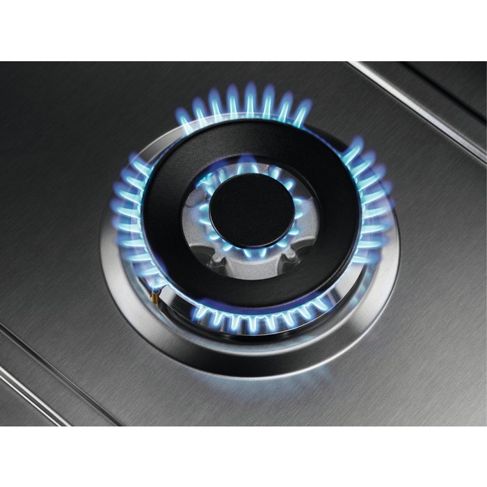 Zanussi ZGNN955X 5 Burner Gas Hob, Stainless Steel