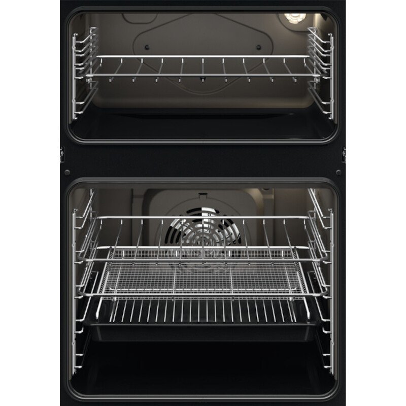Zanussi ZKCNA7XN BuiltIn Electric Double Oven, Stainless Steel, A