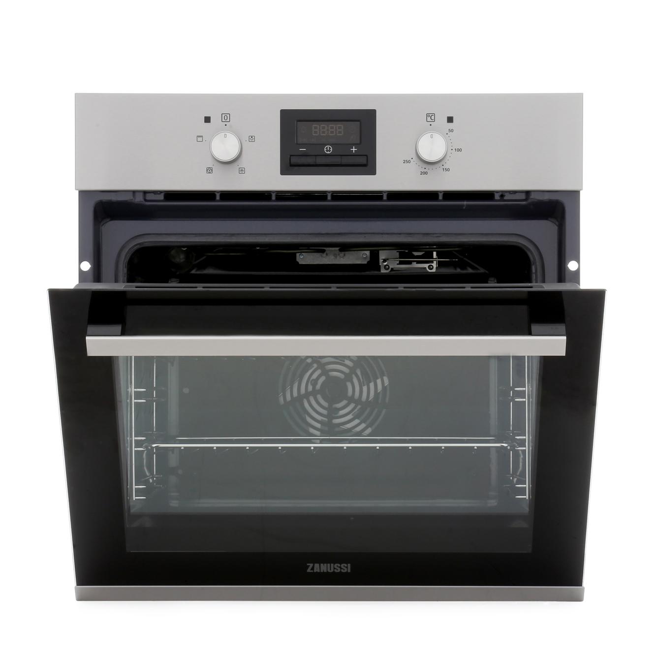 Buy Zanussi ZOA35471XK Single Built In Electric Oven Stainless Steel Anti Fingerprint Coating