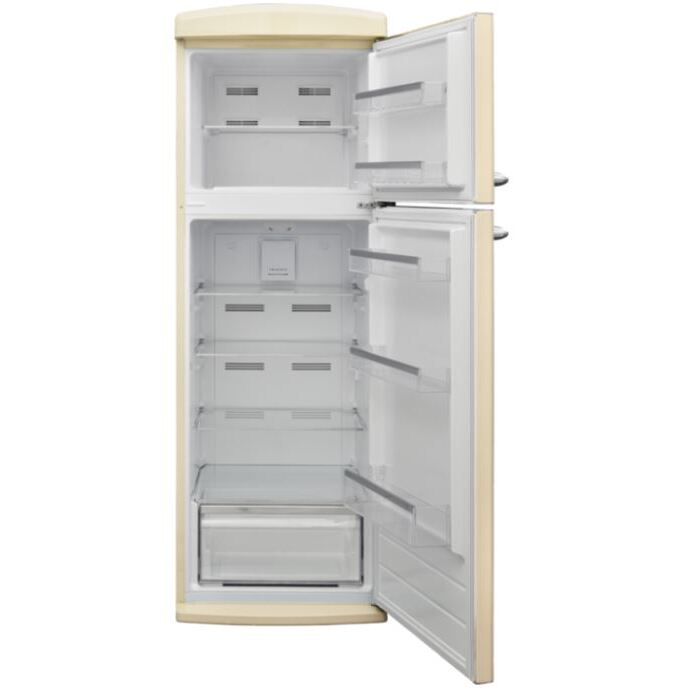 Buy Zanussi ZTAE31EM1 Retro Frost Free Fridge Freezer Cream Marks