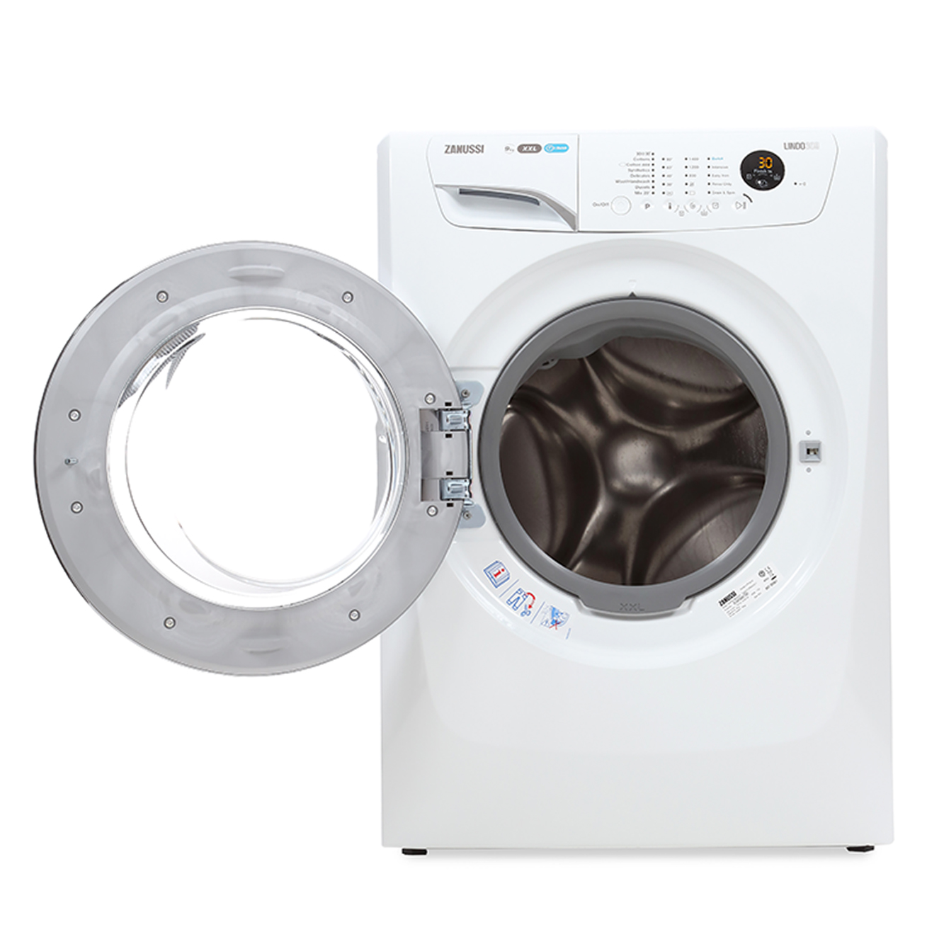 Buy Zanussi ZWF91483WH Washing Machine White with a Chrome Door Rim