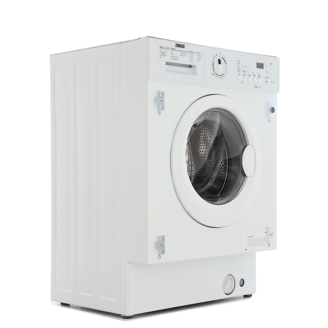 Buy Zanussi ZWI71201WA Integrated Washing Machine White Marks
