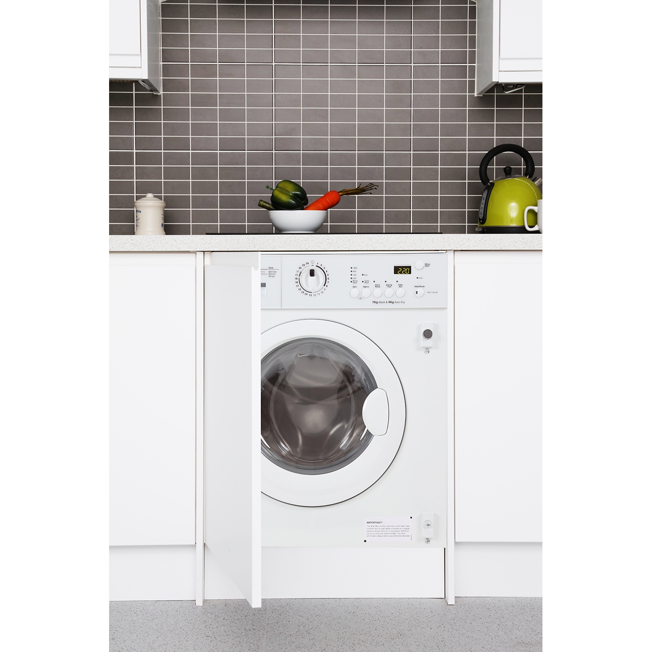 Buy Zanussi ZWT71201WA Integrated Washer Dryer White Marks Electrical