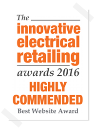 Innovative Electrical Retailing Awards - Best Website Award - Highly Commended