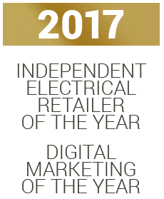 2017 - Independent Electrical Retailer of the Year, Digital Marketing of the Year