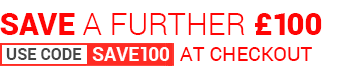 Use code SAVE100 at checkout