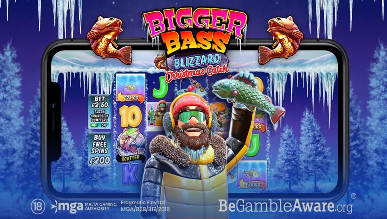 Bigger Bass Blizzard Christmas Catch Screenshot