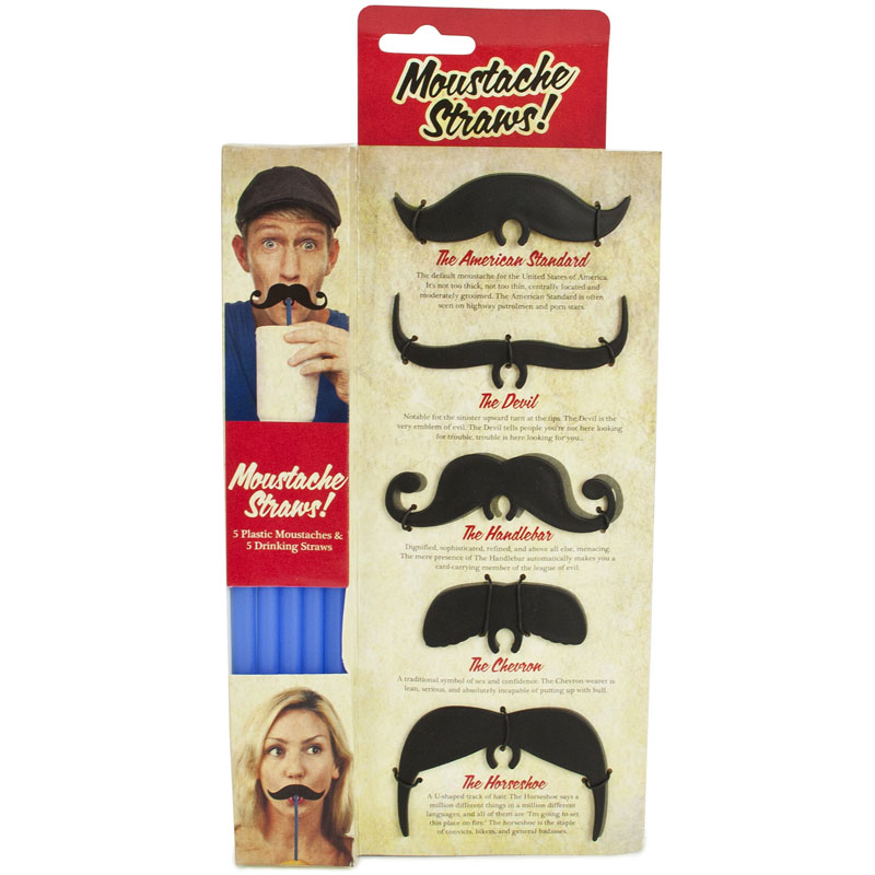 Moustache Straws