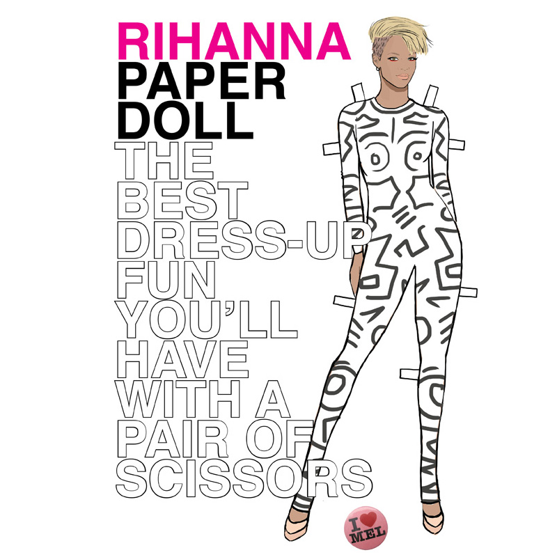 Rihanna Paper Doll