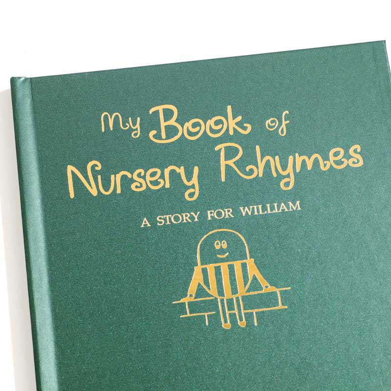 Personalised Nursery Rhymes Book Hardback Buy from