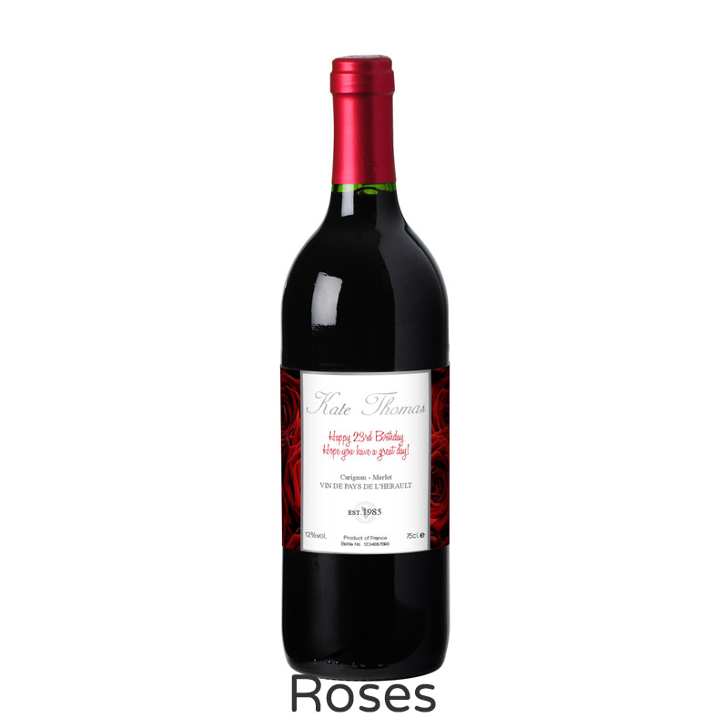 personalised bottle of red wine buy from prezzybox com personalised bottle of red wine buy from prezzybox com