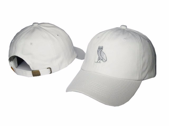 white strapback hat