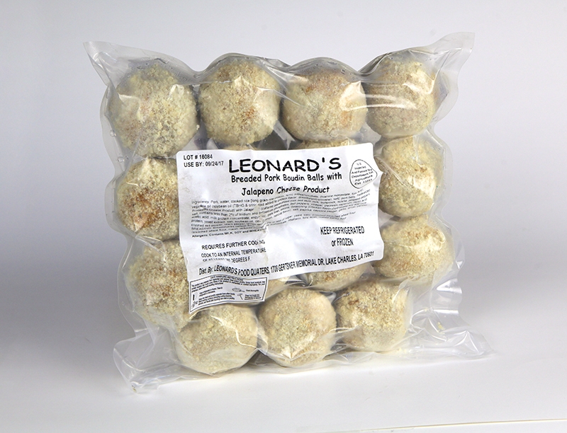 Leonard's Jalapeno Cheese Filled Boudin Balls image