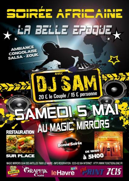 Soiree Africaine : La Belle Epoque (x2 personnes) image