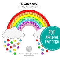 Rainbow Applique Pattern