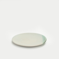 Ontbijtbordje in levendige kleurnuances - poederblauw met dip