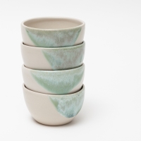 Kommetje - naturel met dip - kleur uitlopend