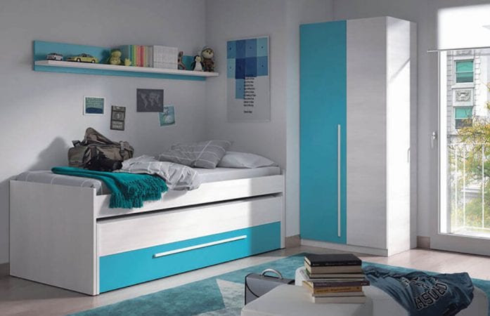 ¡OPORTUNIDAD! Cama nido DueHome con cajón y estante por 185€