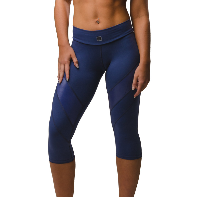 Zara Multi-functional 3/4 Capri Legging Midnight Blue Front