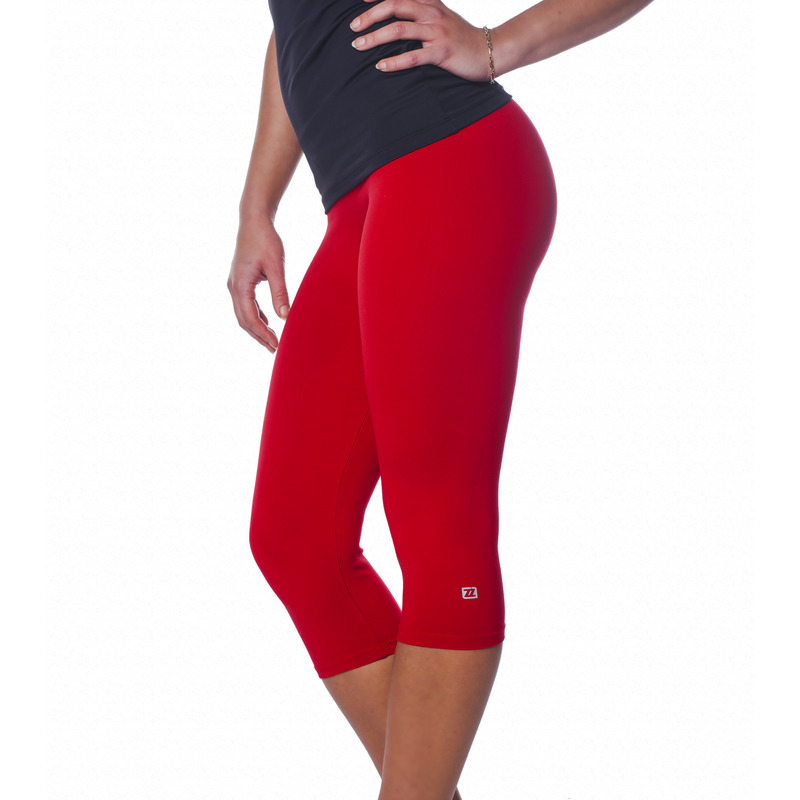 Zavia Multi-functional 3/4 Capri Legging Extreme Red Front